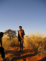 Bushman in the Kalahari